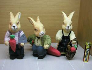 *** valuable Peter Rabbit 3 body ( unused )***