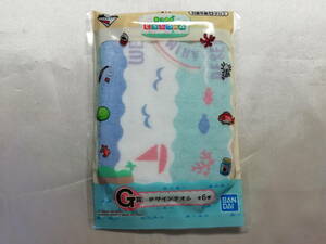 【未開封品】 あつまれ どうぶつの森 海/ハンドサイズ デザインタオル 一番くじ G賞