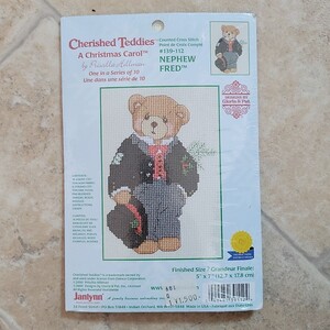 手芸★自粛お家時間に!CherishedTeddies 刺繍キットテディーベア