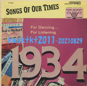 VL-73646★Bob Grant & His Orchestra　Songs of Our Times Song Hits of 1934