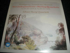 アルバン・ベルク四重奏団 モーツァルト 弦楽四重奏曲 18 19 不協和音 ハイドン・セット 初回 オリジナル 紙 未使用美品 Mozart Alban Berg