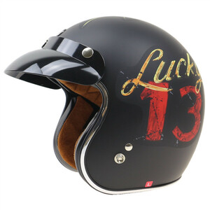 ☆送料無料☆バイク ジェットヘルメット ビンテージ マスク バイザー ハーレー アメリカ バイカー ヘルメット