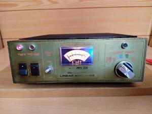 ＣＢ無線機 MKY-200　リニアアンプ HF帯（3.5～29MHz ＳＳＢ対応)動作品　アマチュア無線 マイク　ナサ
