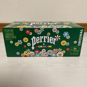 ペリエ&村上隆コラボ 限定デザイン缶 カイカイキキ 250ml 10本 PERRIER×MURAKAMI 炭酸水 ソーダウォーター
