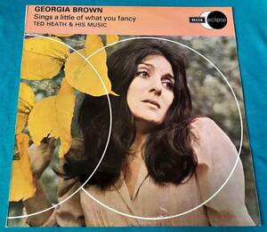 LP●Georgia Brown / Sings A Little Of What You Fancy UK盤ECS2011