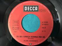 7”●Alan Sorrenti / Tu Sei L'unica Donna Per Me GER盤Decca6.12 559_画像3