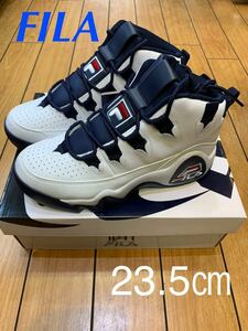 ☆新品☆FILA GRANT HILL1 フィラ　グラントヒル1 ホワイト　ネイビー　ウィメンズ　バスケットシューズ　バッシュ　F0411