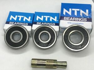 HONDA CB750フォア 日本製 NTN 後リアホイール ハブベアリング 抜き工具 画像付き詳細作業手順 レストア スプロケ DIY 修理