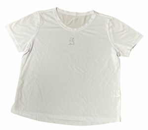 【K’S COLLECTION 】犬 Tシャツ ホワイト シンプル かわいい 動物 半袖Tシャツ 半袖 レディース