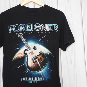 GS9215 フォーリナー FOREIGNER Tシャツ S 肩幅43 TOUR2018 メール便可 xq