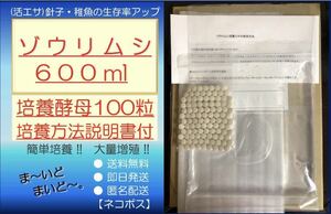 ●送料無料・匿名配送・即日発送● ゾウリムシ 600ml+ビール酵母 100粒　【めだか 針子・稚魚 金魚 シュリンプ 熱帯魚】活餌