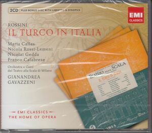 [2CD/Emi]ロッシーニ:歌劇「イタリアのトルコ人」全曲/M.カラス(s)&N.R=レメーニ(b)他&G.ガヴァッツェーニ&スカラ座管弦楽団 1954