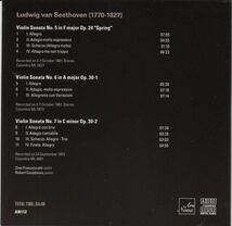[CD/Ars Nova]ベートーヴェン:ヴァイオリン・ソナタ第4-7番/Z.フランチェスカッティ(vn)&R.カサドシュ(p) 1950-1961_画像2
