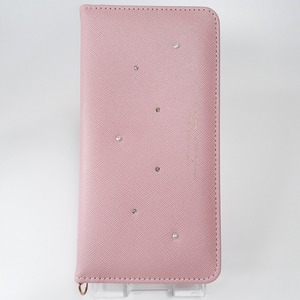  бесплатная доставка новый товар нераспечатанный iPhone 7 Plus 8 Plus жемчуг очарование имеется книжка модель кейс розовый SWAROVSKI Swarovski 