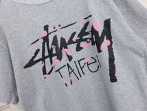 ステューシー　STUSSY　プリント　半袖Tシャツ　グレー　M_画像8