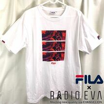 2020年モデル　現行品　FILA × RADIO EVA コラボEVANGELION GRAPHIC T-Shirt エヴァンゲリオン 2号機 Tシャツ フィラ × ラジオエヴァ_画像1