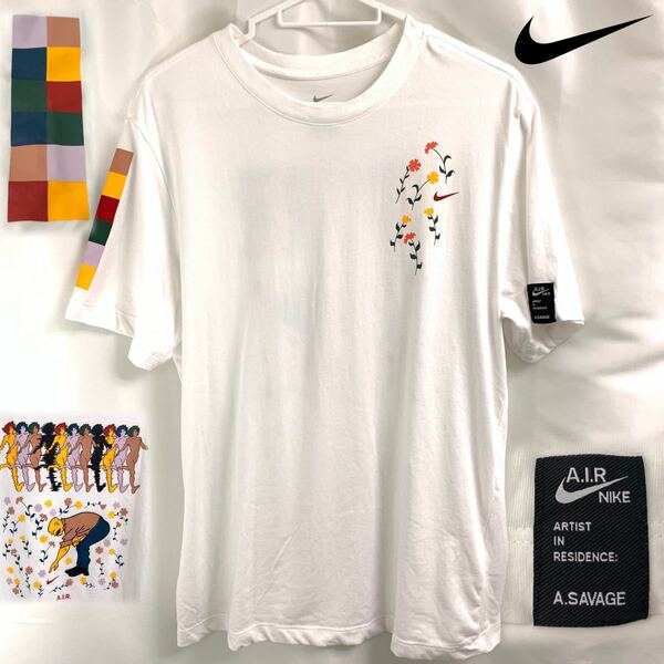 国内未発売　激レア　希少 Nike × A. Savage コラボ ナイキ × アンドリュー サヴェージ カットソー　Tシャツ　ホワイト　白色