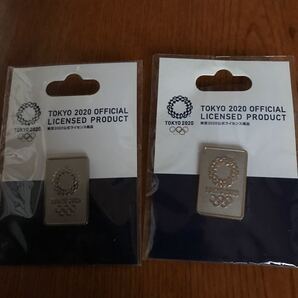 東京 オリンピック ピンバッジ TOKYO 2020、2個セット