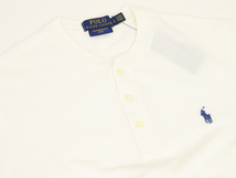 新品 アウトレット 3425 Mサイズ 半袖 ヘンリーネック Tシャツ polo ralph lauren ポロ ラルフ ローレン 鹿の子_画像2