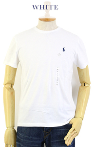 新品 アウトレット 3432 Lサイズ 半袖 Tシャツ polo ralph lauren ポロ ラルフ ローレン 白 無地 クルーネック