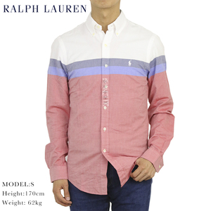 新品 アウトレット 3409 Sサイズ 長袖 オックスフォード ボタンダウン シャツ polo ralph lauren ポロ ラルフ ローレン 