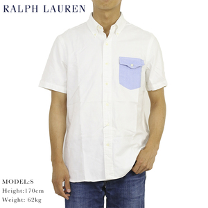 新品 アウトレット 3410 XLサイズ 半袖 シャツ polo ralph lauren ポロ ラルフ ローレン オックス ポケット付き