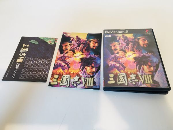 Play station 2 プレーステーション 2 三国志 VIII ソフト 箱あり 説明書あり プレステ 中古