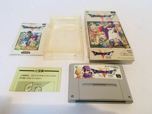 スーパーファミコン ドラゴンクエストV　ソフト 箱あり 説明書あり family computer 中古