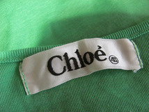 #snc クロエ Chloe Tシャツ 40 緑系 レディース [676764]_画像6