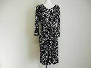 #anc Donna Karan New York DKNY One-piece black white lady's [679161]