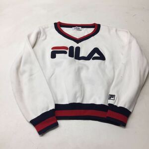  free shipping *FILA filler * sweatshirt knitted tops * lady's M size #30818sj154