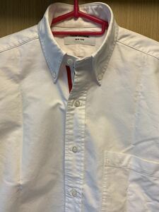 国内正規 Thom Browne. トムブラウン トリコロール グログランテープ オックスフォード ボタンダウン シャツ 白 0. MWL010AW5259