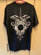 正規 未使用 20SS Givenchy ジバンシィ イーグル スネーク ロゴオーバーサイズ Tシャツ 黒 XS BM70PK309P_画像1