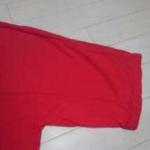 M エバーラスト EVERLAST フットボールTシャツ ポケット 赤白 ビッグロゴ プリント K20G181_画像5