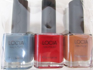 LOCIA Nail POLISH ネイルカラー　3本セット　8　18　24