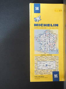 Z10822 1 MICHELIN Michelin карта 56 1/200000 PARIS-REIMS 1981 год 12 месяц 