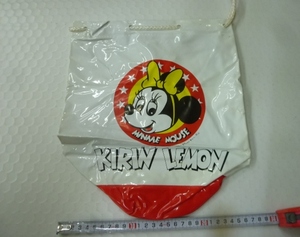 昭和レトロ　昔のミッキー　キリンレモン・非売品ビニールバック　ミッキーマウス