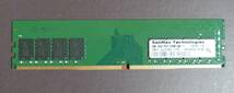 M907-2【動作品】SanMax Technologies DDR4-2400 8GB×1枚【送料無料】PC4-19200 デスクトップPC用_画像1
