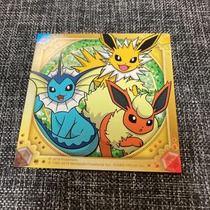 ポケットモンスター　ポケモン　サンダー　シャワーズ　ブースター　シール　ステッカー　非売品