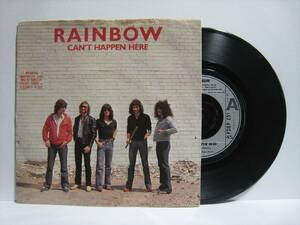 [7~] RAINBOW / CAN'T HAPPEN HERE UK record Rainbow can to* is pn*hiaJOE LYNN TURNER