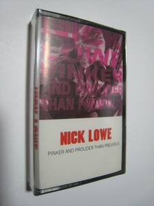 【カセットテープ】 NICK LOWE / ★新品未開封★ PINKER AND PROUDER THAN PREVIOUS US版 ニック・ロウ