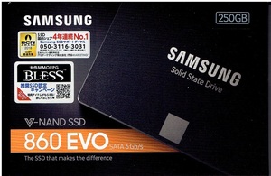  used Samsung 860 EVO MZ-76E250B/IT