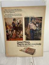 1972年2月25日号LIFE誌広告切り抜き【CAMEL キャメル/たばこ】アメリカ買い付け品70sビンテージインテリアシガー_画像1