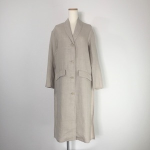 CHEVRE シェーブル Long Coat Linen リネン ロングコート ジャケット ナチュラル 生成り