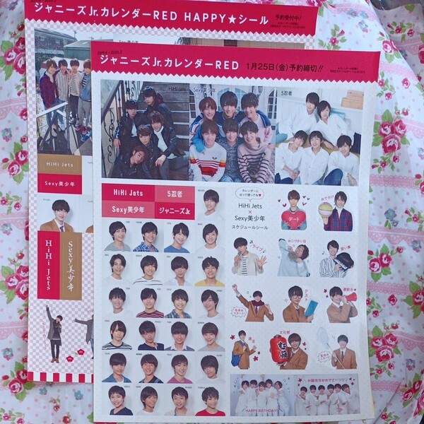 Myojo ジャニーズJr. シール2枚セット