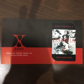 DHALIA TOUR FINAL '96 YOSHIKIヨシキ X JAPAN テレカ カード