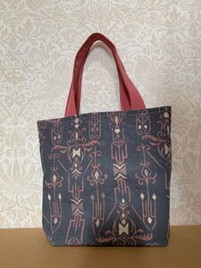 着物リメイク リバーシブルバッグ ハンドメイド