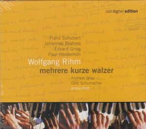 [CD/Col legno]ブラームス:16のワルツOp.39他/A.グラウ(p)&G.シューマッハー(p)