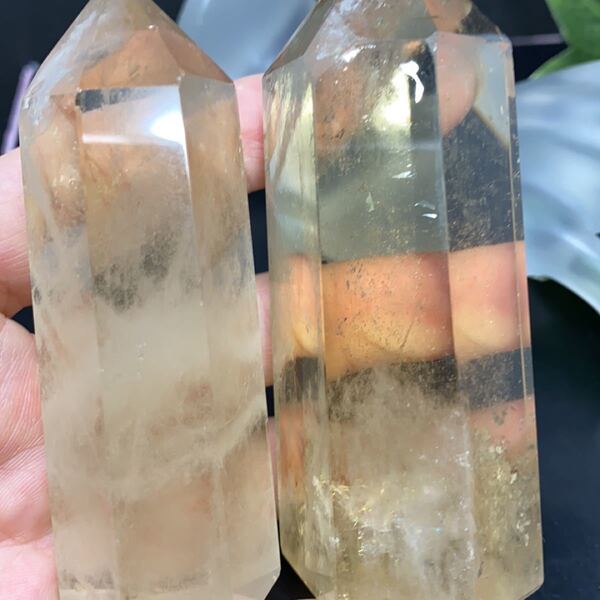 天然シトリン置物