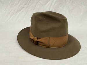  rare war after Imperial STETSON ste tosonBANTAM van tamHAT hat tea color JAPAN VINTAGE Japan Vintage 40s50s JHON B.STETSON